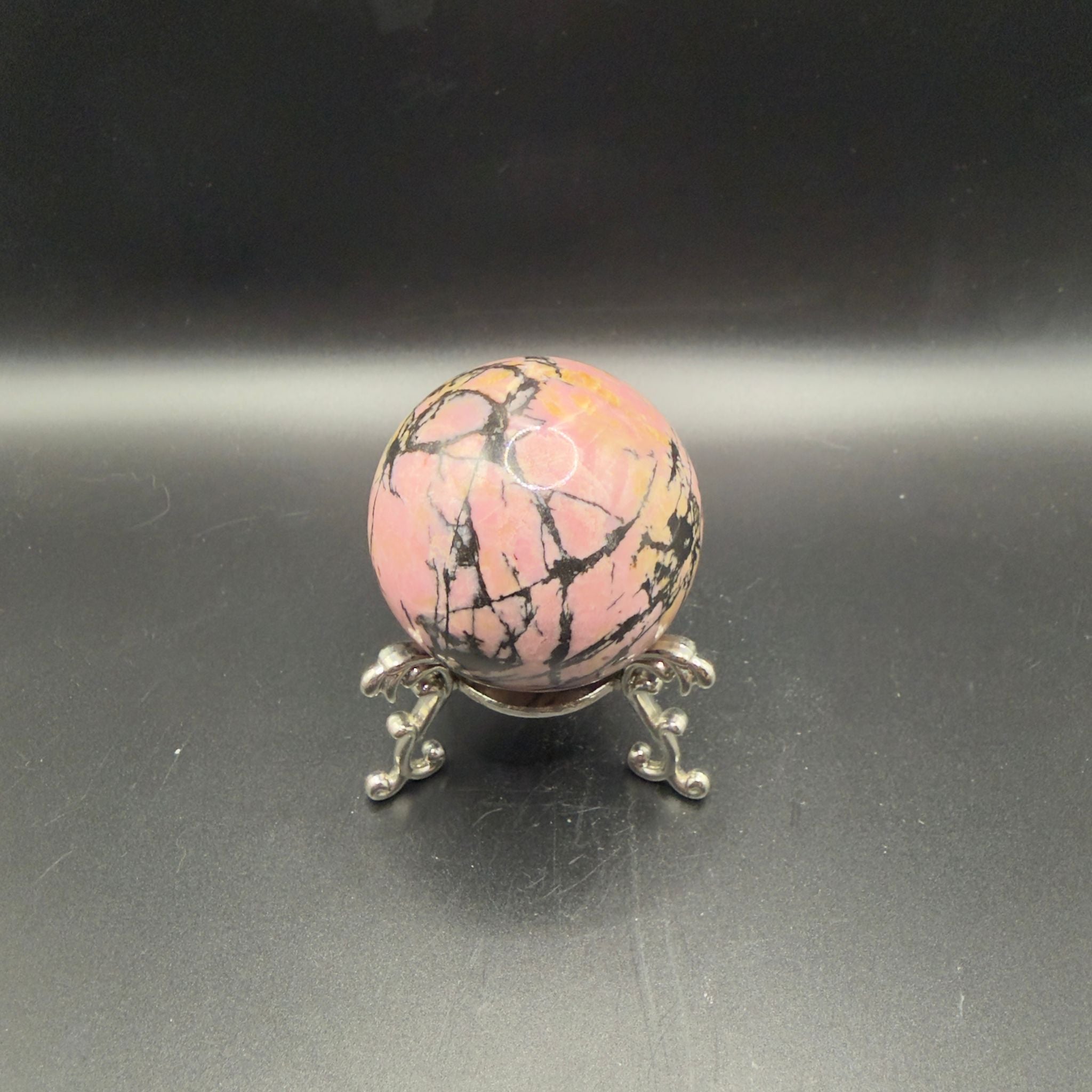 Rhodonite Sphere(A)| Emotional Healing & Self-Love | Crystals UK