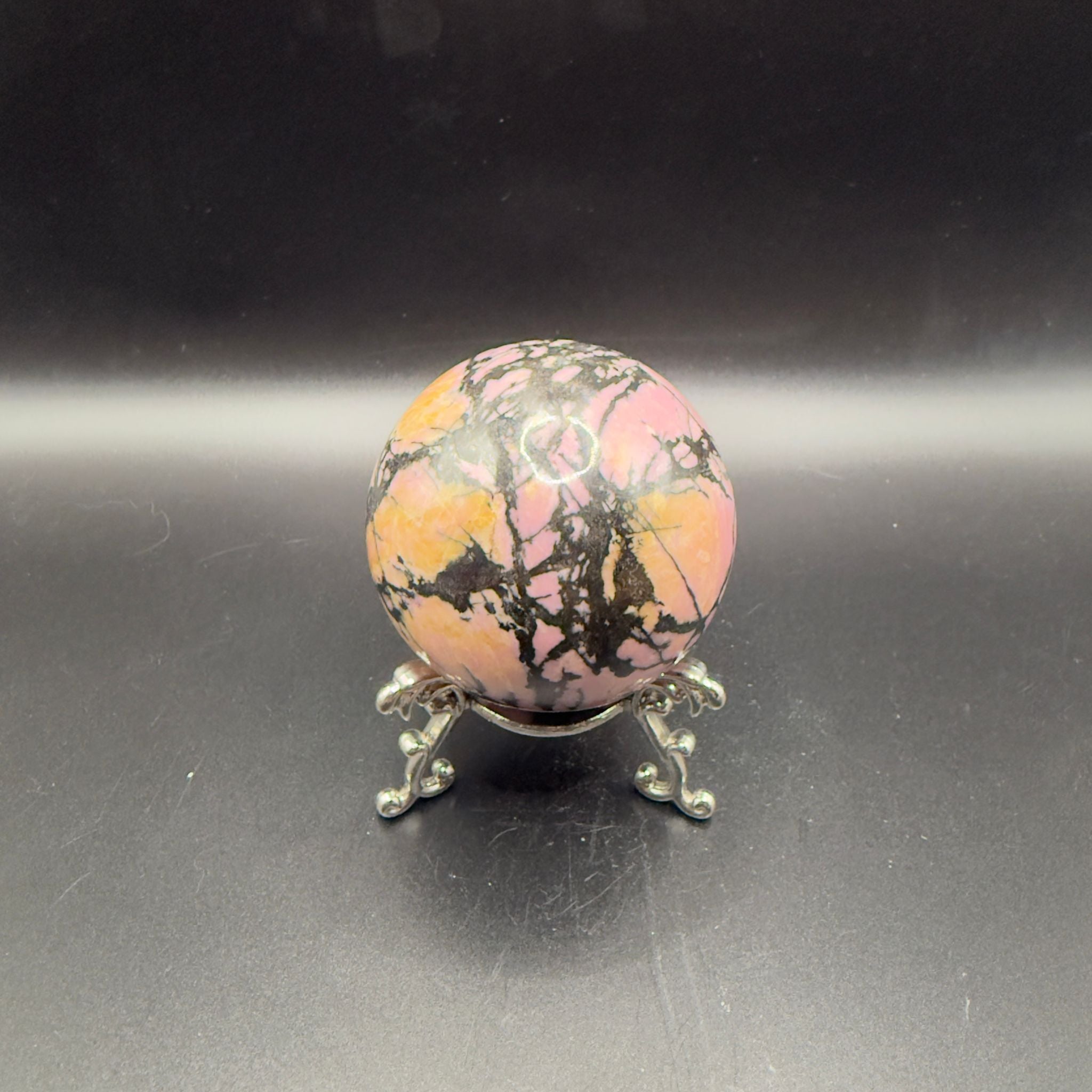 Rhodonite Sphere(B)| Emotional Healing & Self-Love | Crystals UK