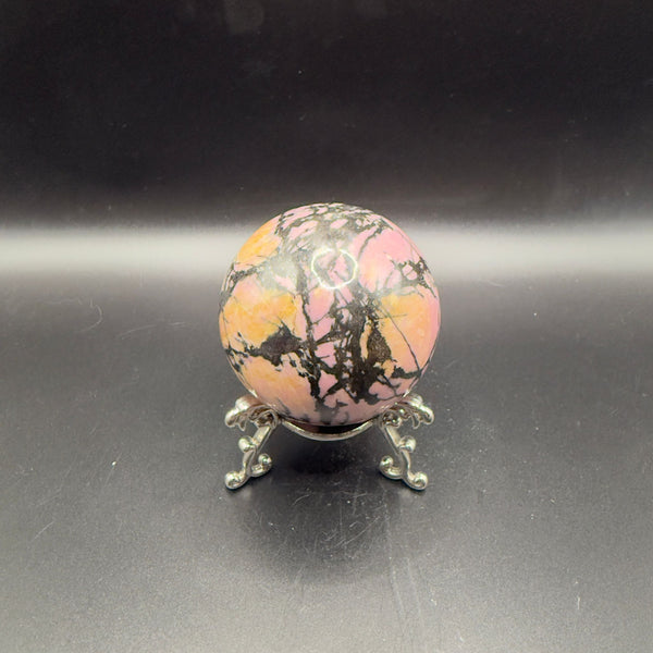 Rhodonite Sphere(B)| Emotional Healing & Self-Love | Crystals UK