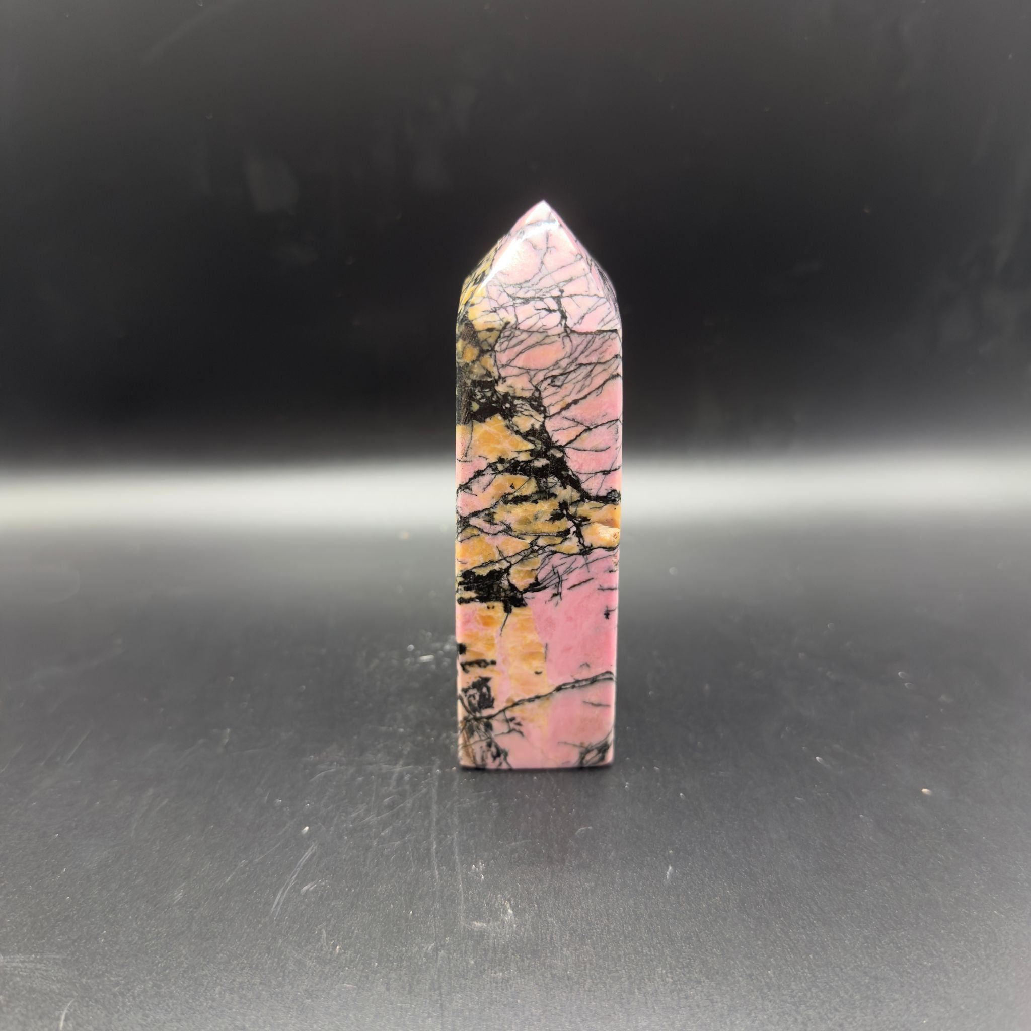 Rhodonite Tower (A)| Emotional Healing & Self-Love | Crystals UK