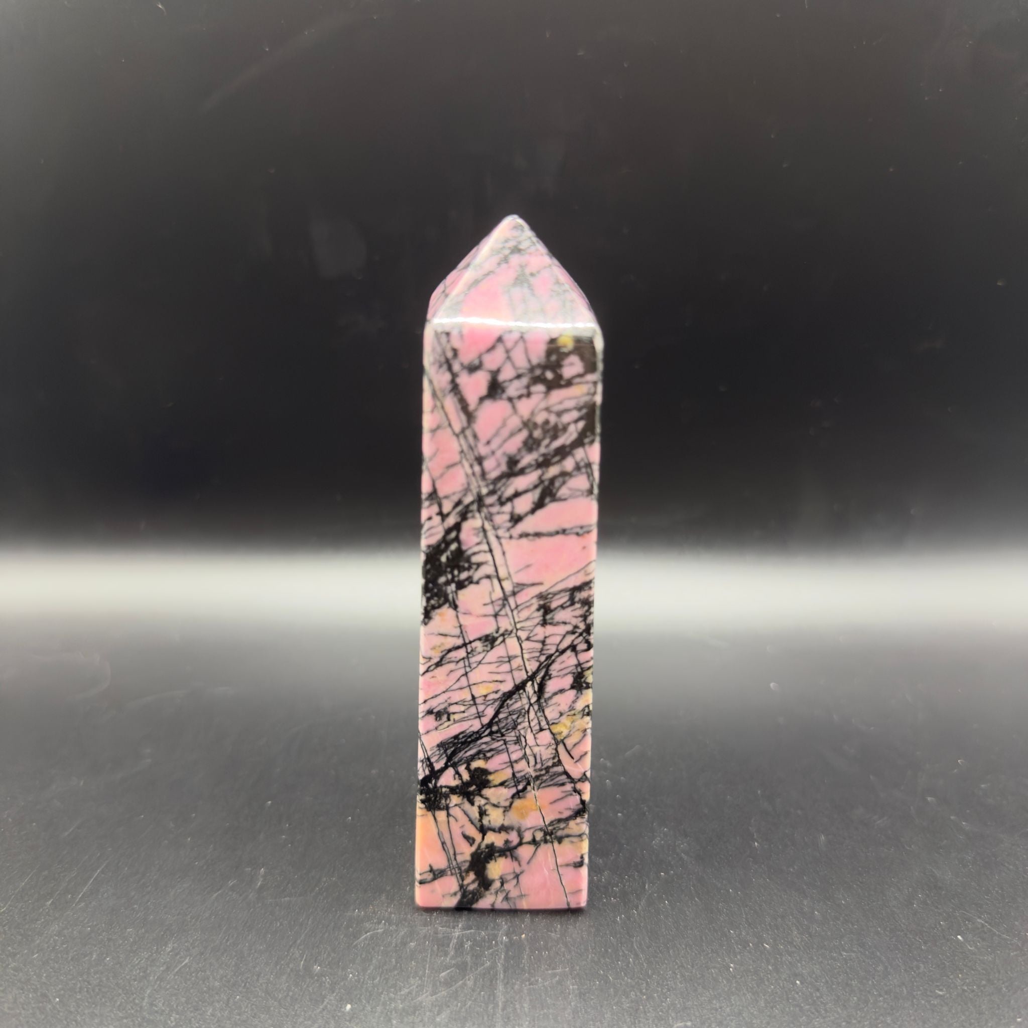 Rhodonite Tower (B)| Emotional Healing & Self-Love | Crystals UK