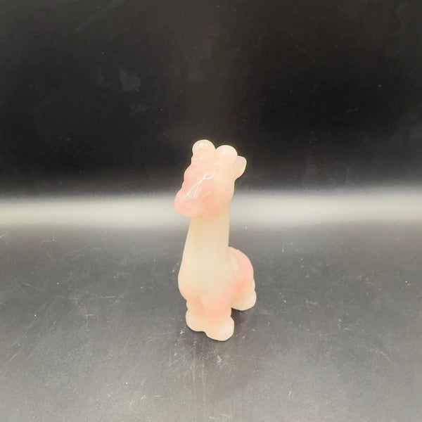 Rose Quartz Giraffe | Emotional Healing & Self-Love | Crystals UK