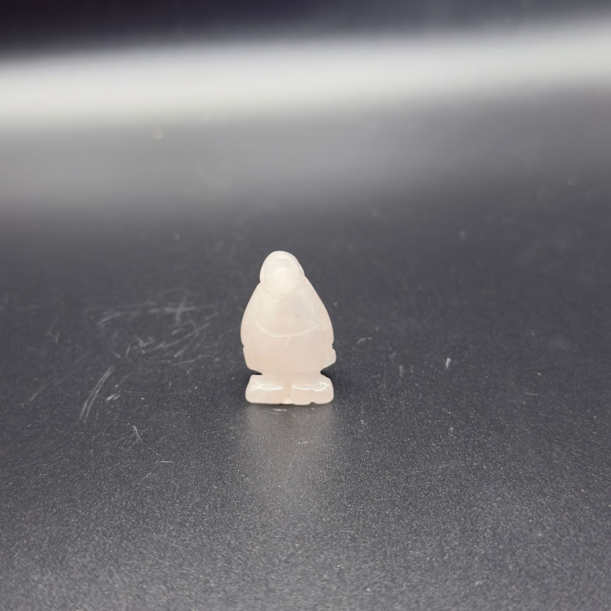 Rose Quartz Mini Penguin Carving | Self-Love | Crystals UK
