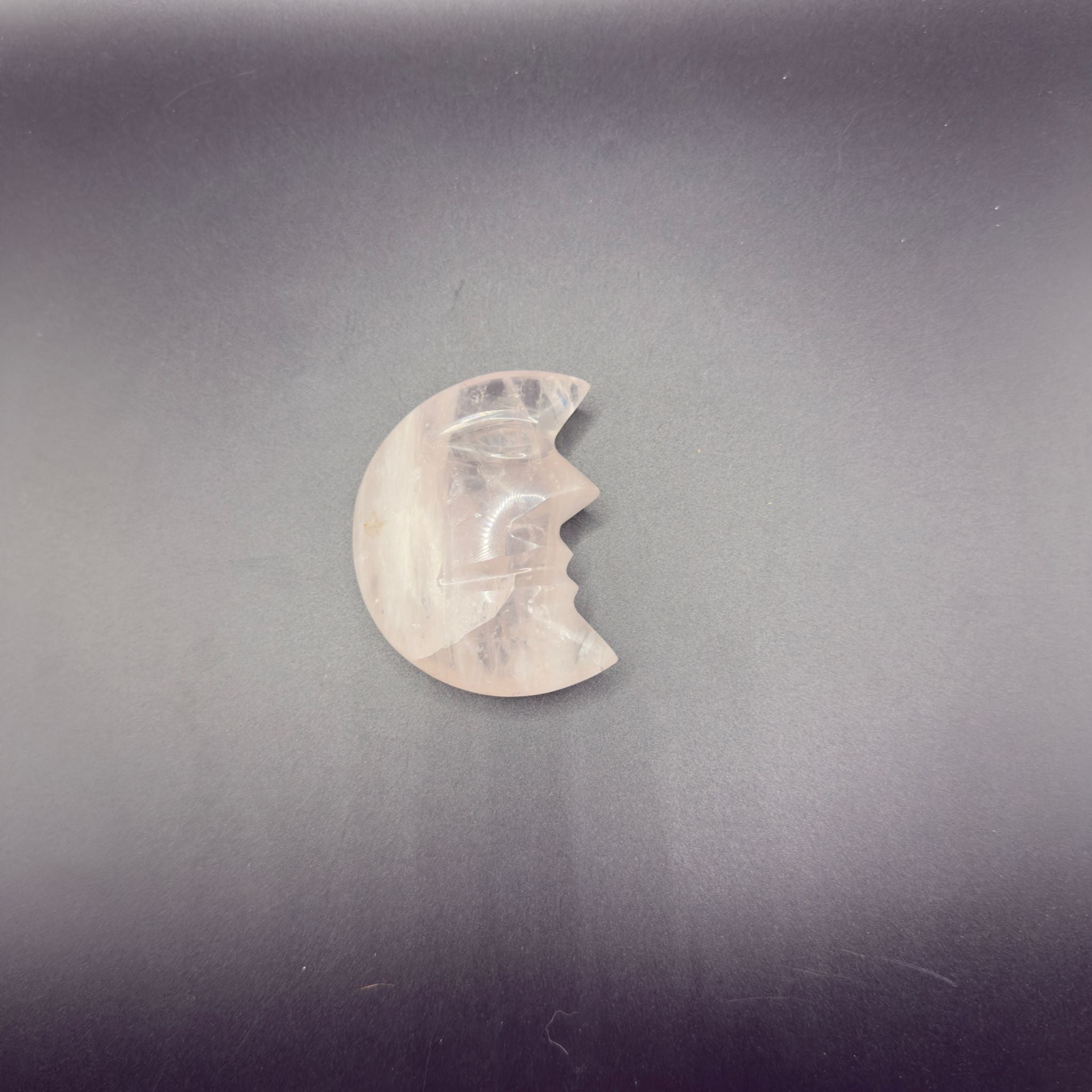 Rose Quartz Moon Face | Self-Love | Crystals UK