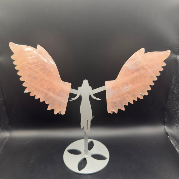 Rose Quartz Wings | Emotional Healing & Self-Love | Crystals UK