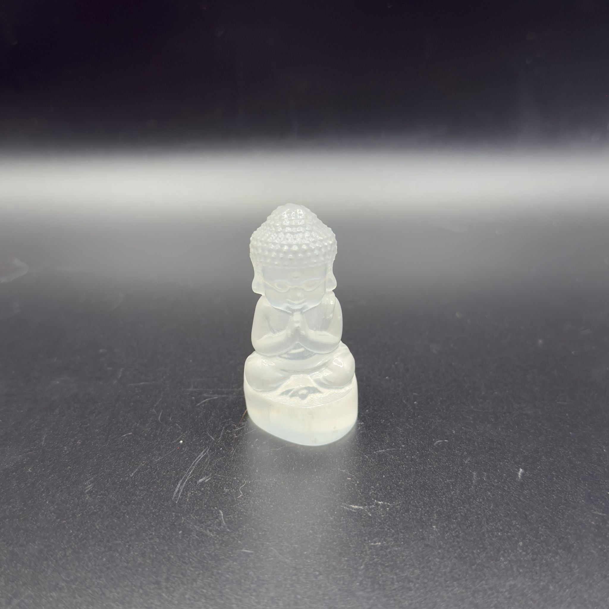 Selenite Buddha (A) | Spiritual Clarity & Cleansing | Crystals UK