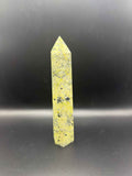 Serpentine with Pyrite Obelisk Tower | Transformation & Healing | Crystals UK