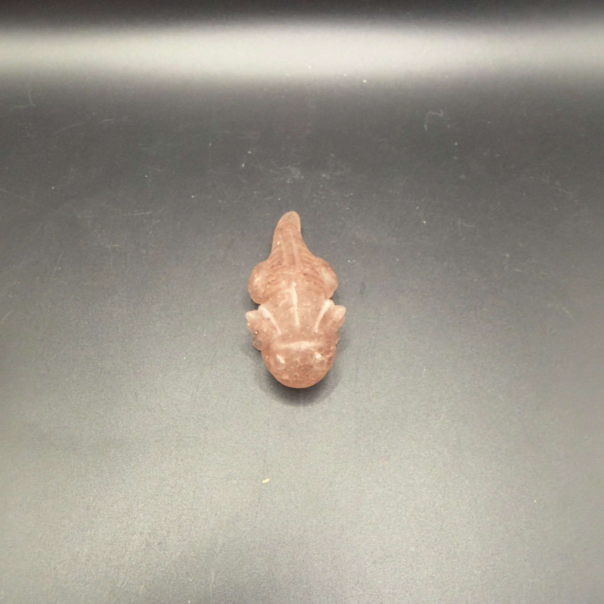 Strawberry Quartz Axolotl | Joy & Positivity | Crystals UK