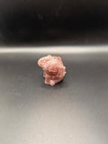 Strawberry Quartz Elephant Carving | Joy & Positivity | Crystals UK