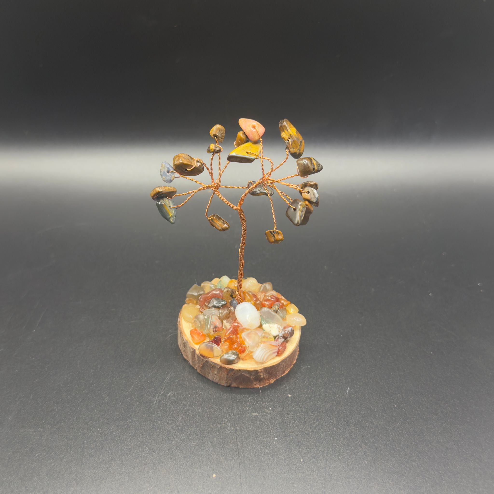 Tigers Eye Chip Tree | Confidence & Protection | Crystals UK
