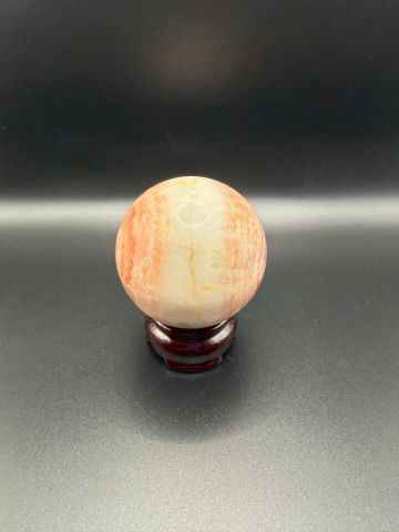 UV Reactive Rhodochrosite Quartz Sphere| Encourage Forgiveness| Crystals UK