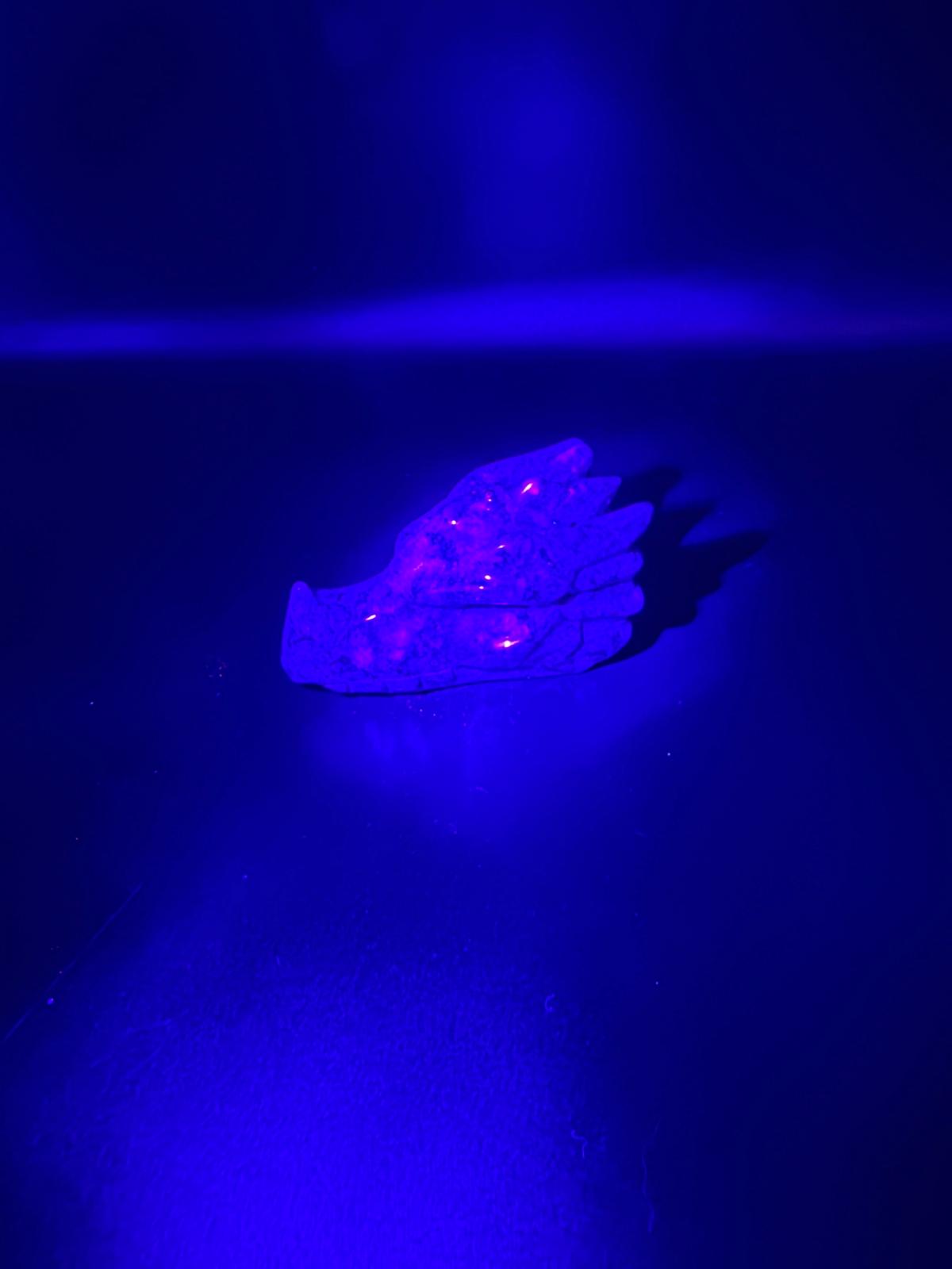 UV Reactive Yooperlite Dragon Head | Transformation | Crystals
