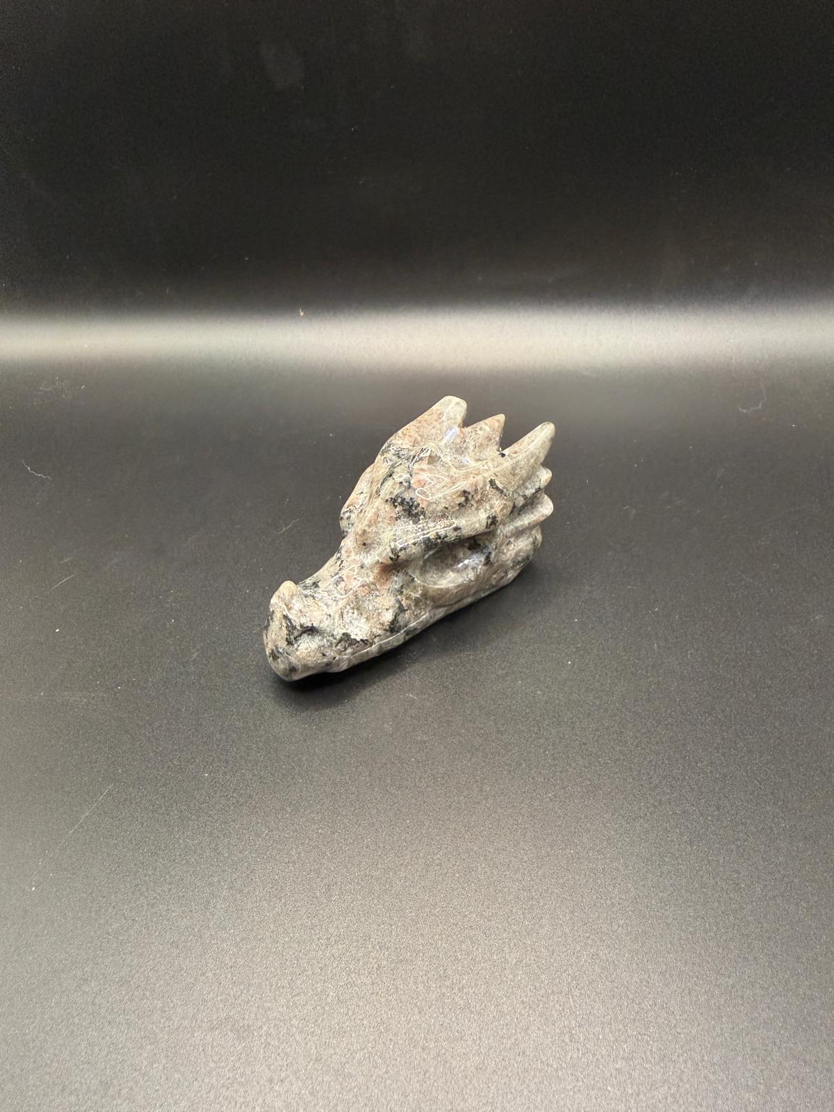 UV Reactive Yooperlite Dragon Head | Transformation | Crystals UK